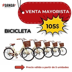 BICICLETA 26“ Color beige RECOGIDA - HABANA