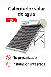 CALENTADOR SOLAR DE AGUA NO PRESURIZADO