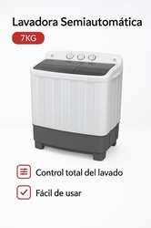 LAVADORA SEMIAUTOMÁTICA ML-WM-7KG