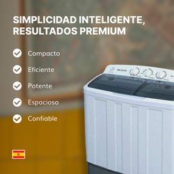 LAVADORA SEMIAUTOMÁTICA ML-WM-7KG